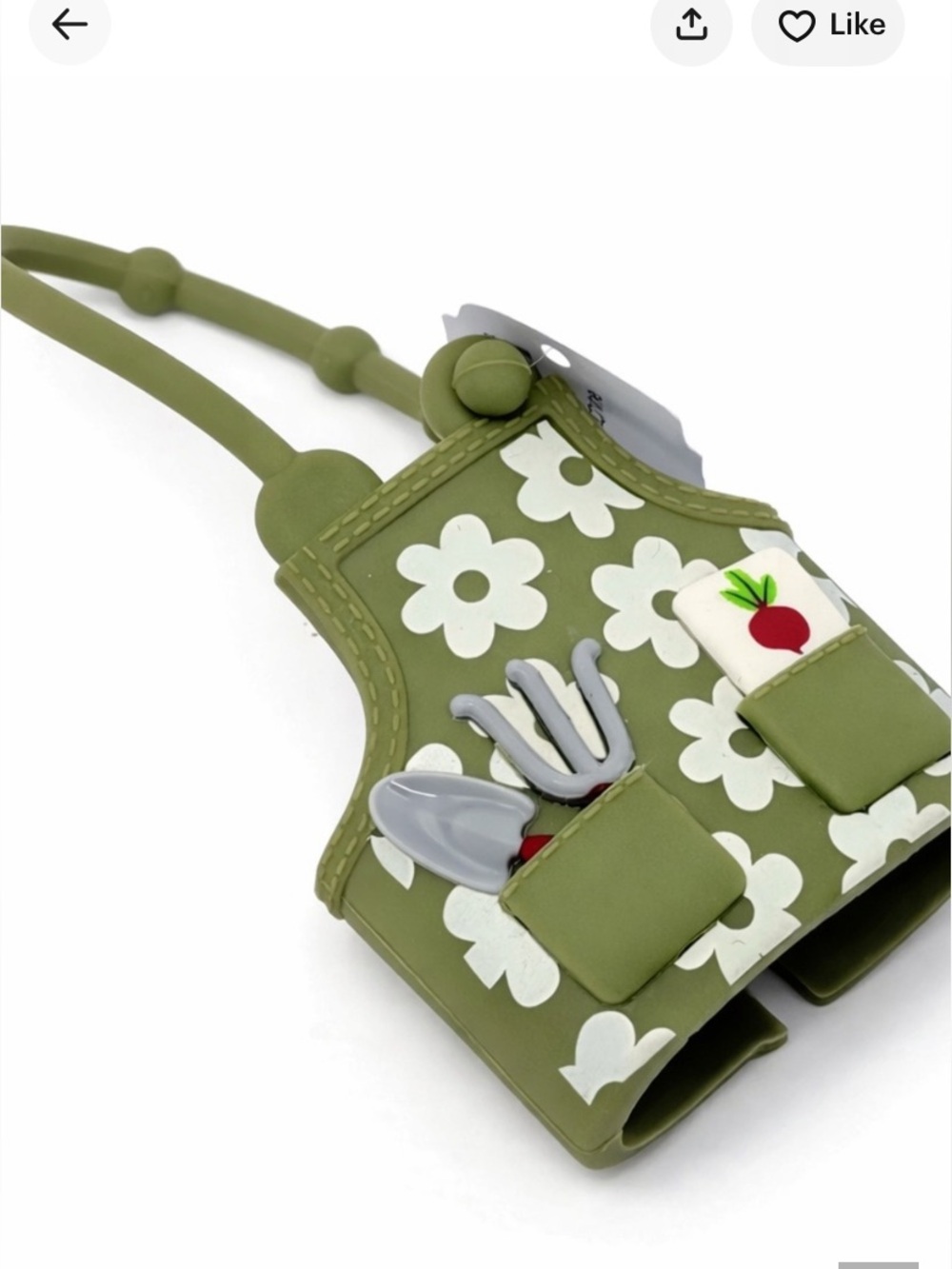 “GARDENING APRON” PocketBac Holder by B&BW in Daisy Green w/ Adjustable Snap NWT - Picture 7 of 12